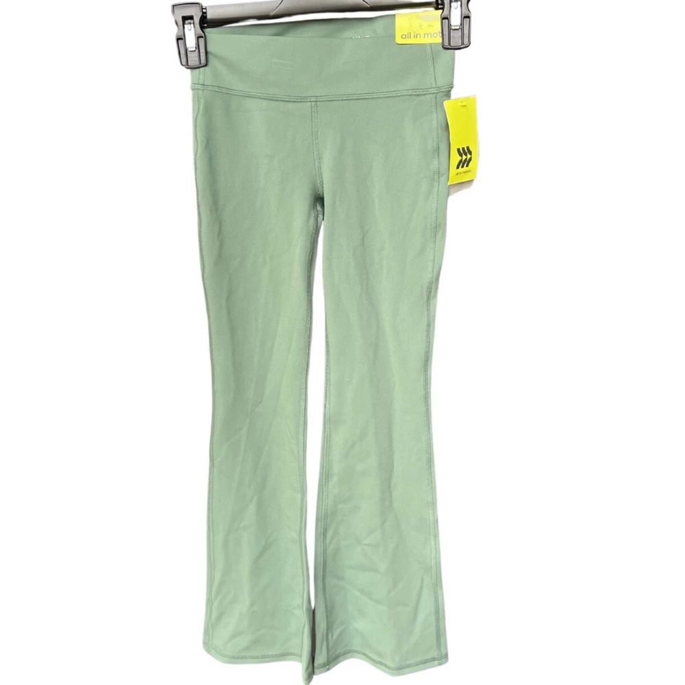 ALL IN MOTION NWT Girl Green Leggings L 10/12